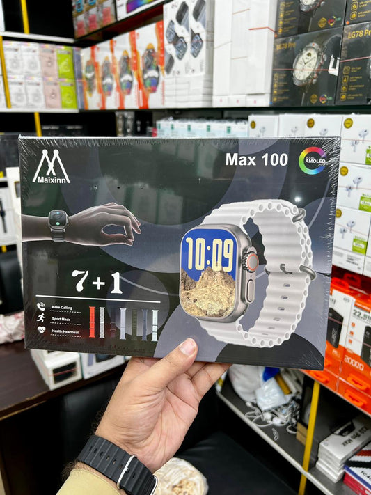 Ultra 2 Smart Watch 49MM | 7 Straps Combo | 2.1” HD Display, Wireless Charging, Waterproof